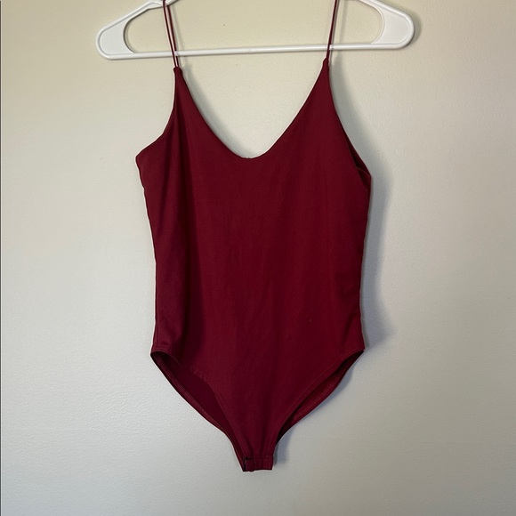gaze Other - Gaze Burgundy Women's Bodysuit